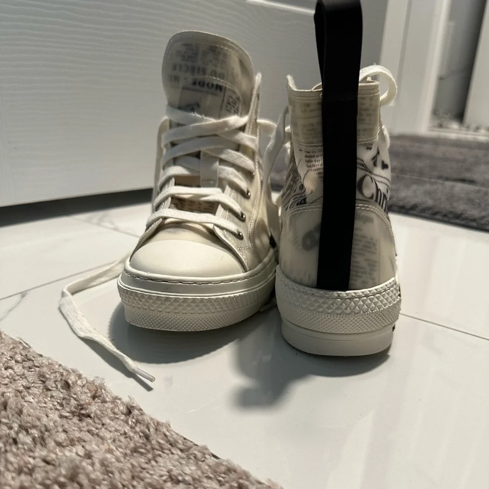 Christian Dior sneakers size 38 newsprint - Picture 2 of 7